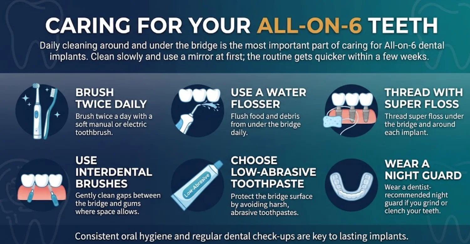 All on 6 Dental Implants INFOGRAPHIC
